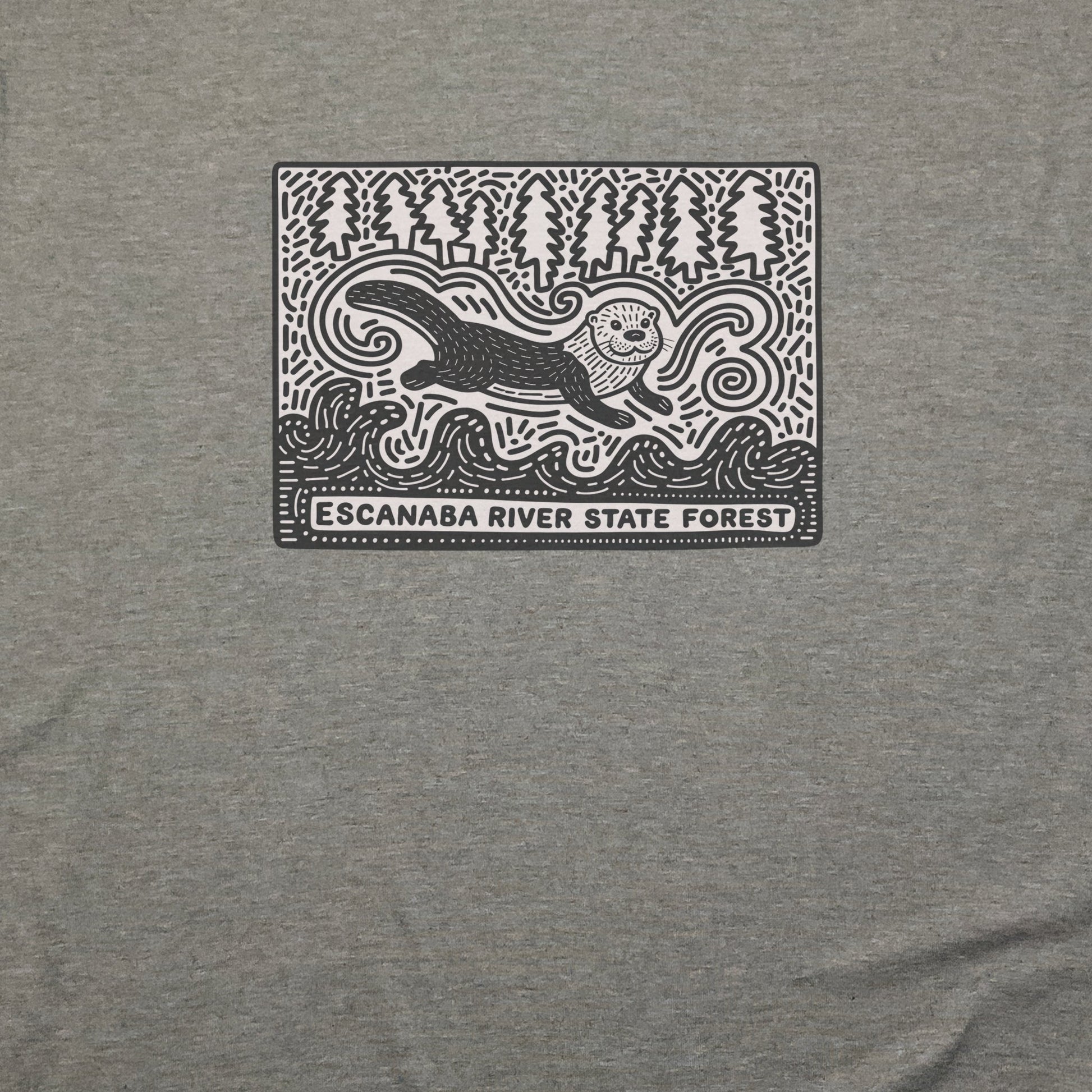 Escanaba River State Forest T-Shirt Adventure and Outdoors Themed T-Shirt