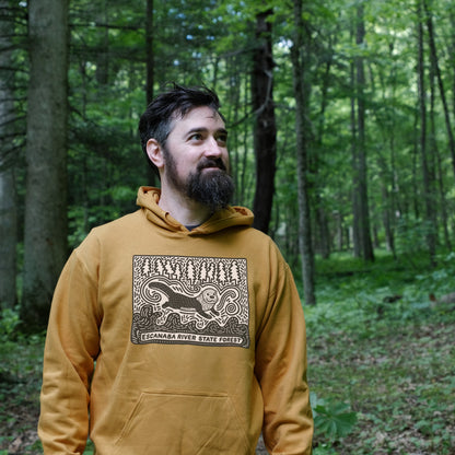 Escanaba River State Forest Hoodie Adventure and Outdoors Themed Hoodie