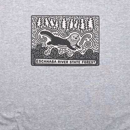 Escanaba River State Forest Crewneck Sweatshirt Adventure and Outdoors Themed Sweatshirt