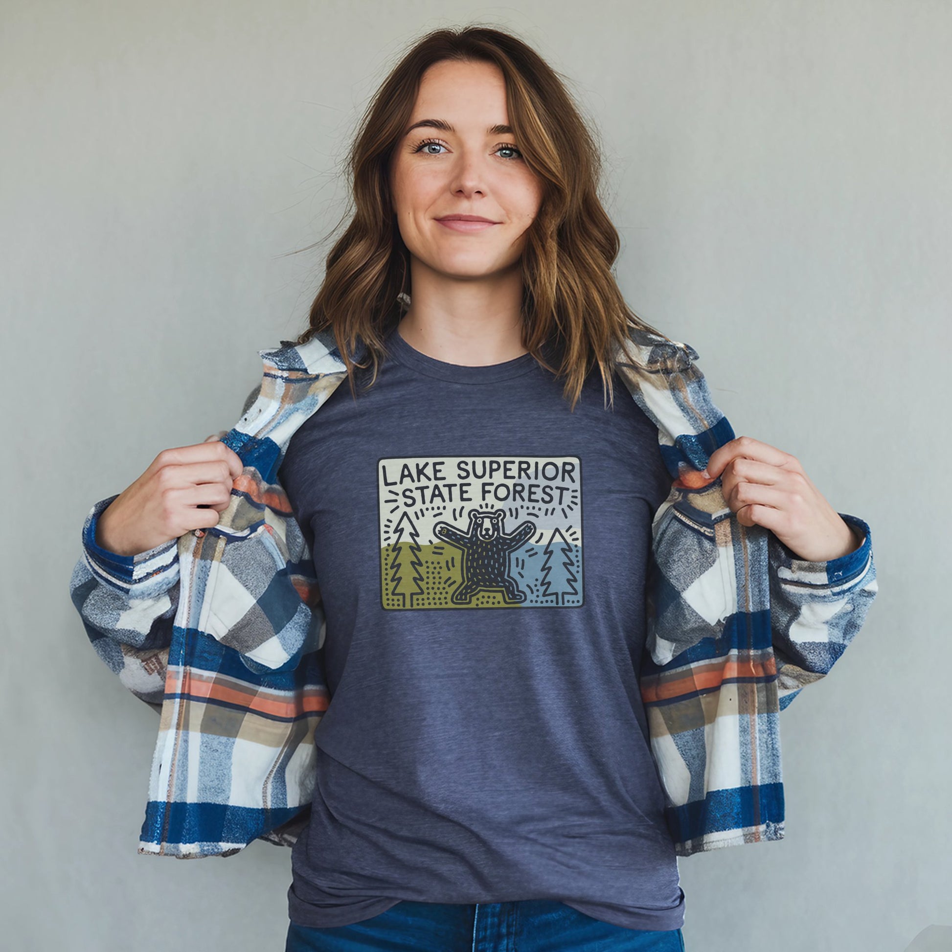 Lake Superior State Forest T-Shirt Adventure and Outdoors Themed T-Shirt