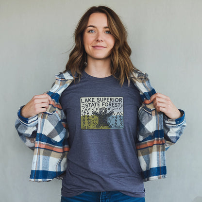 Lake Superior State Forest T-Shirt Adventure and Outdoors Themed T-Shirt