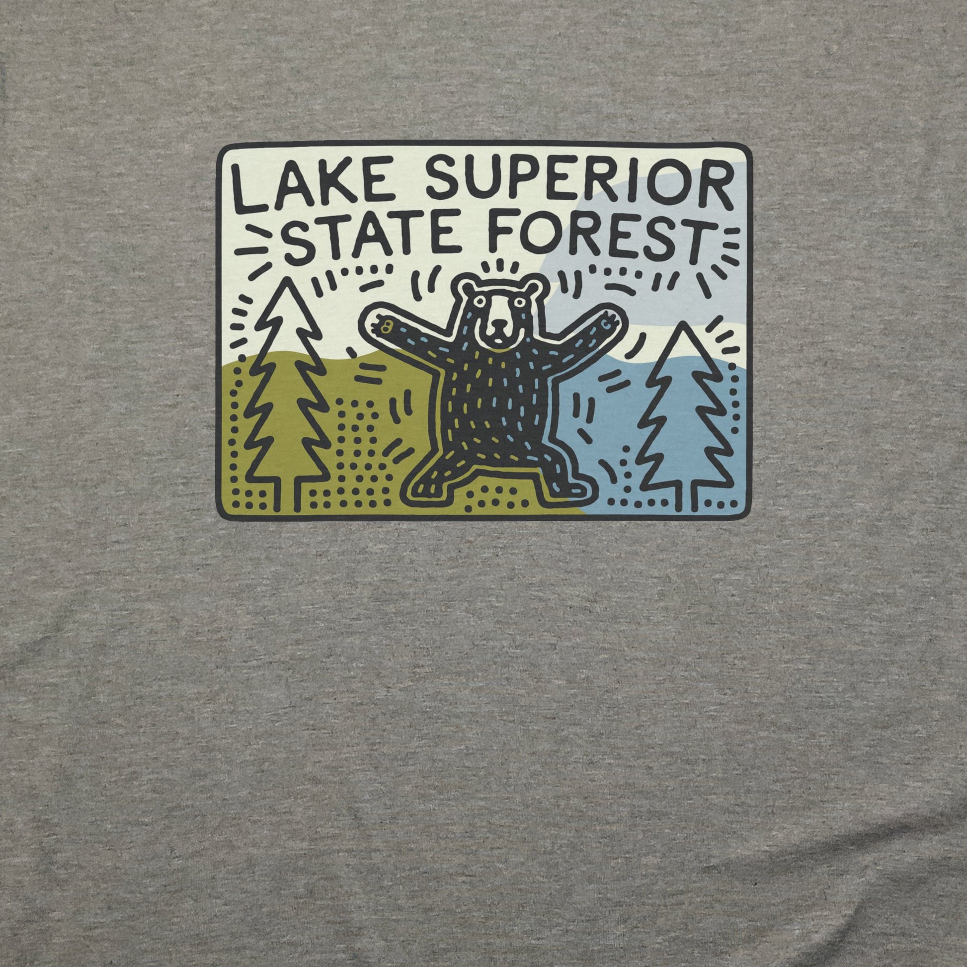 Lake Superior State Forest T-Shirt Adventure and Outdoors Themed T-Shirt