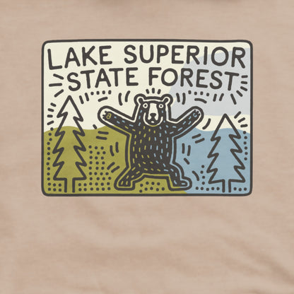 Lake Superior State Forest Hoodie Adventure and Outdoors Themed Hoodie