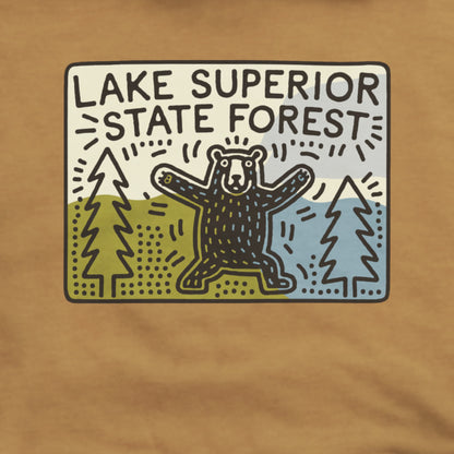 Lake Superior State Forest Hoodie Adventure and Outdoors Themed Hoodie