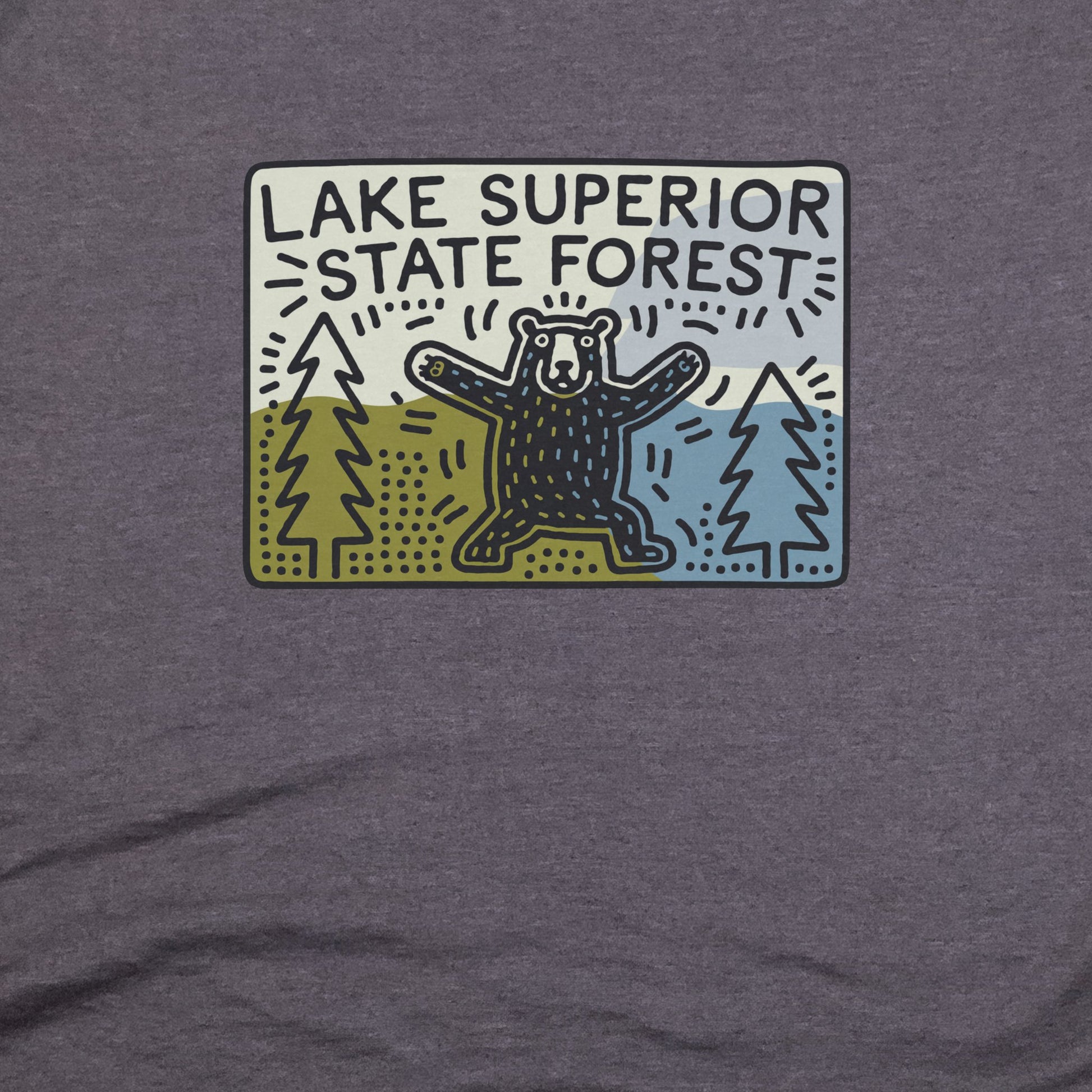 Lake Superior State Forest T-Shirt Adventure and Outdoors Themed T-Shirt