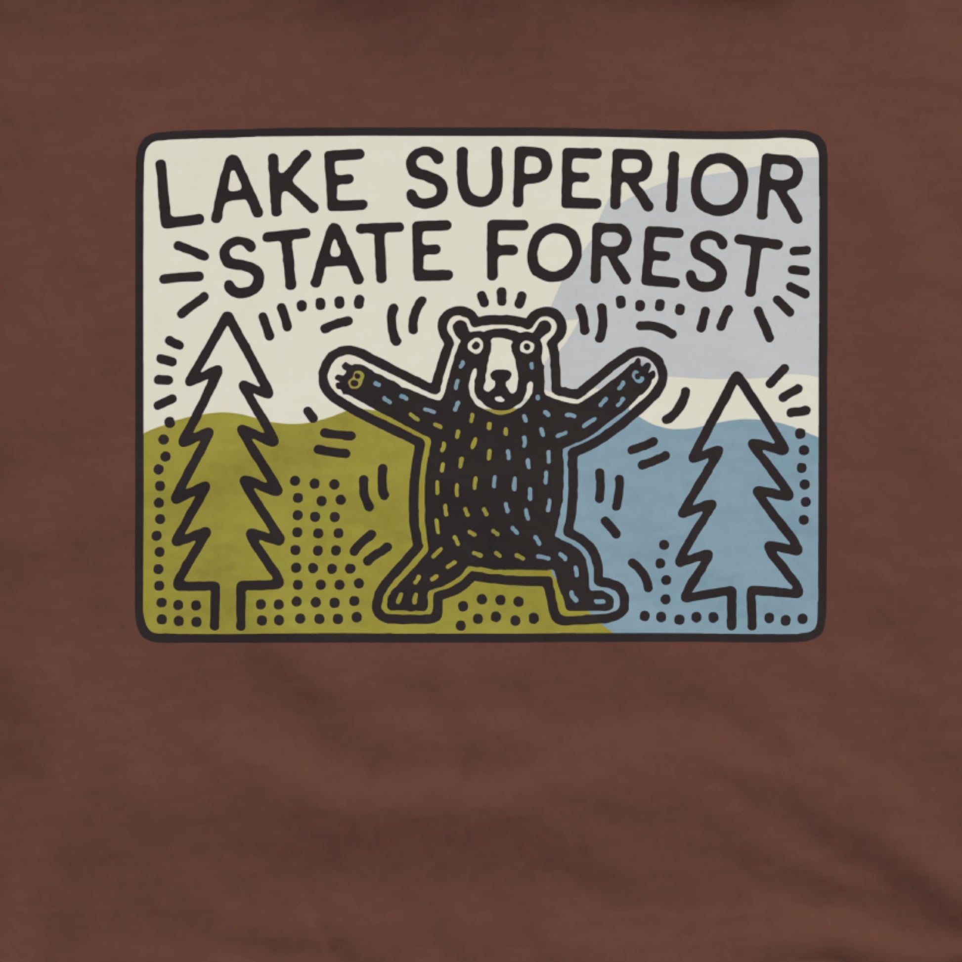 Lake Superior State Forest Hoodie Adventure and Outdoors Themed Hoodie