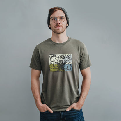 Lake Superior State Forest T-Shirt Adventure and Outdoors Themed T-Shirt