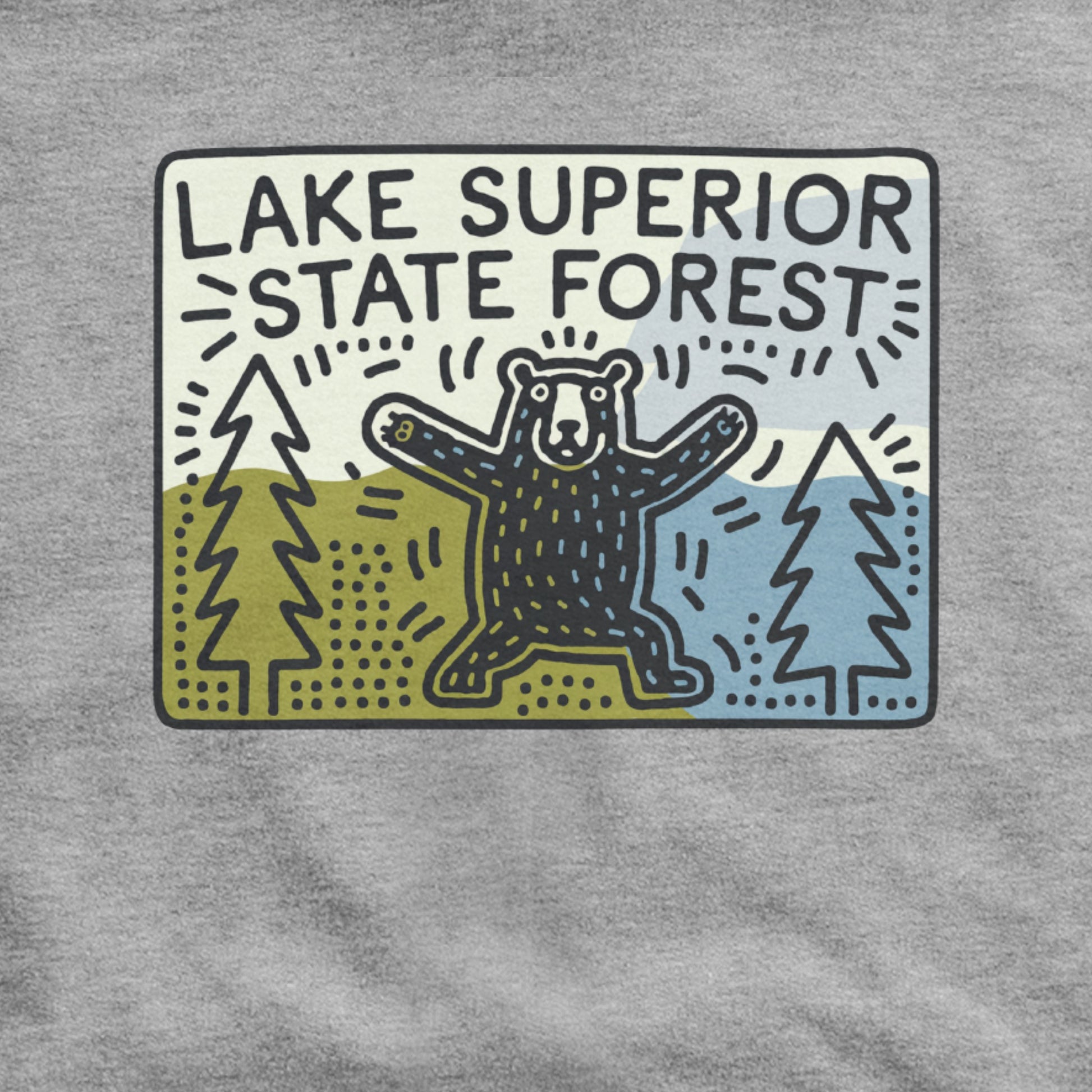 Lake Superior State Forest Hoodie Adventure and Outdoors Themed Hoodie