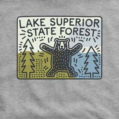 Lake Superior State Forest Hoodie Adventure and Outdoors Themed Hoodie