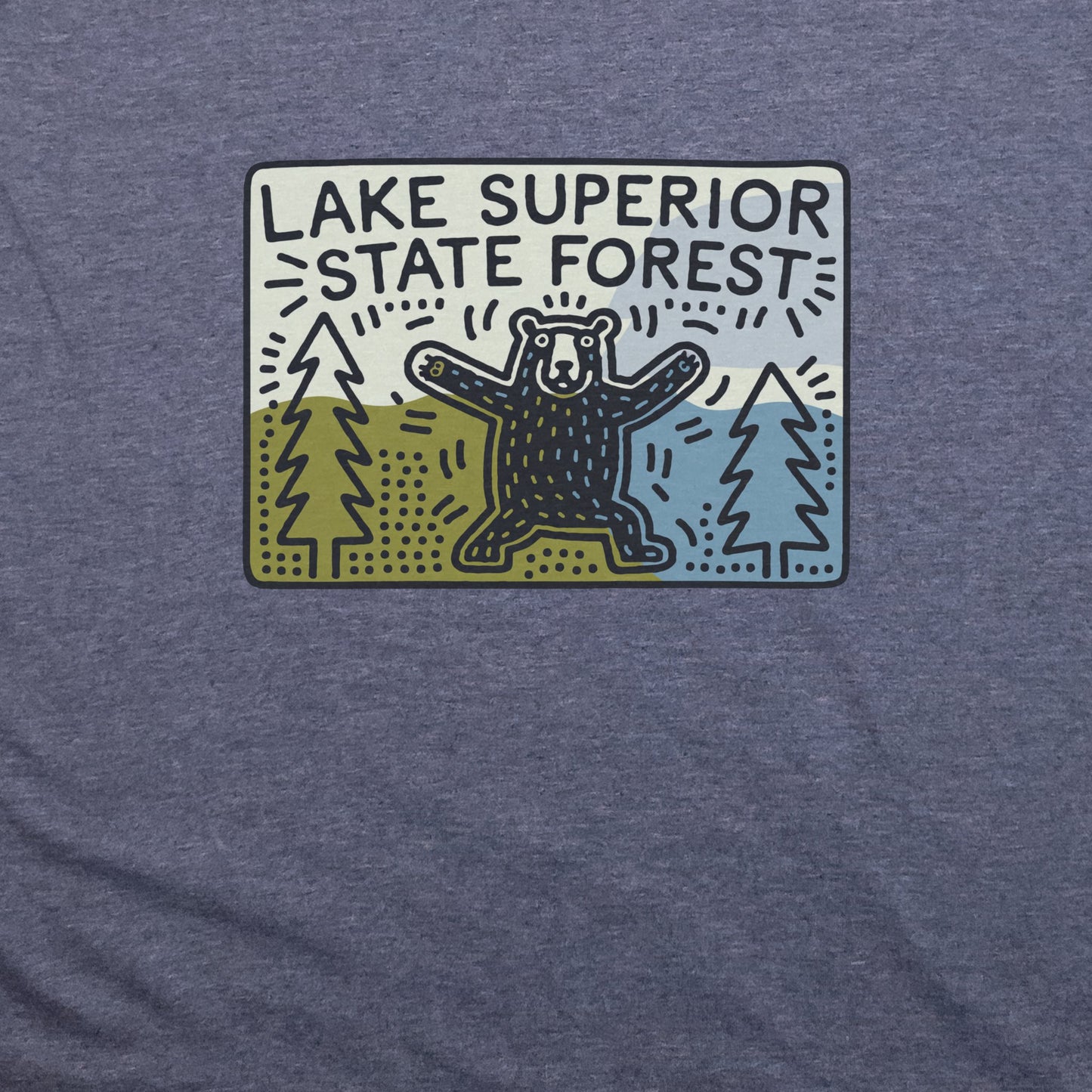 Lake Superior State Forest T-Shirt Adventure and Outdoors Themed T-Shirt