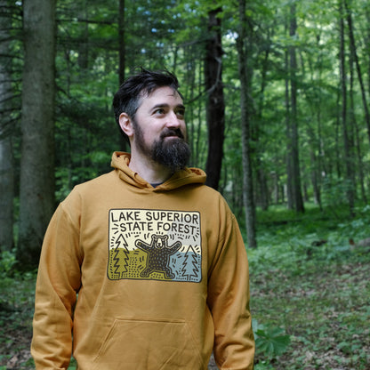 Lake Superior State Forest Hoodie Adventure and Outdoors Themed Hoodie