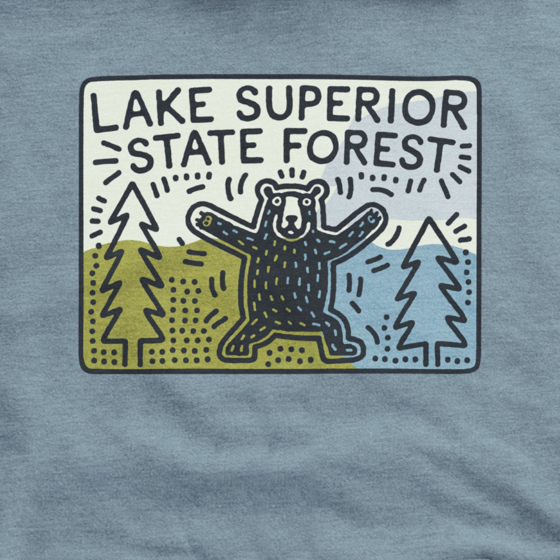 Lake Superior State Forest Hoodie Adventure and Outdoors Themed Hoodie