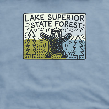 Lake Superior State Forest Crewneck Sweatshirt Adventure and Outdoors Themed Sweatshirt
