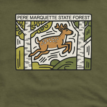 Pere Marquette State Forest Hoodie Adventure and Outdoors Themed Hoodie