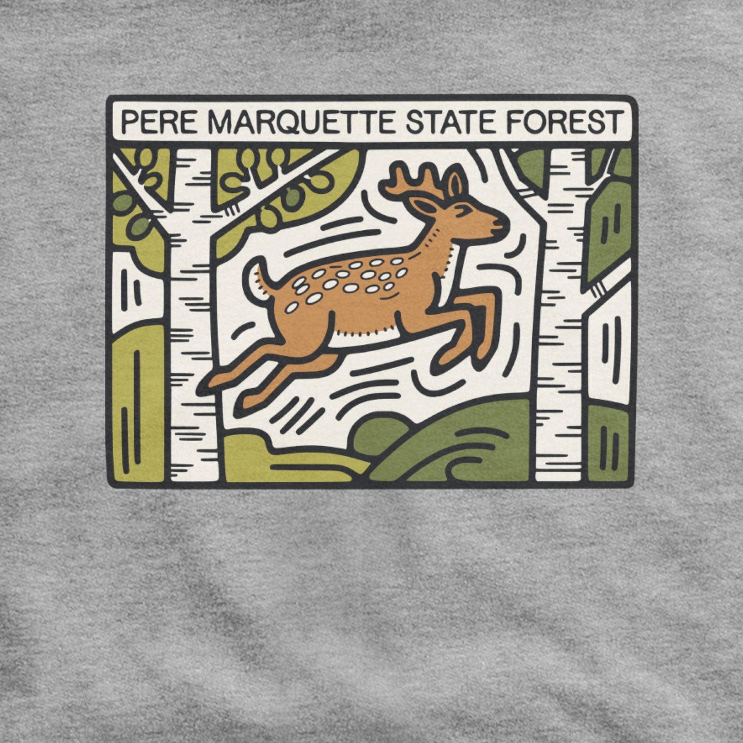 Pere Marquette State Forest Hoodie Adventure and Outdoors Themed Hoodie