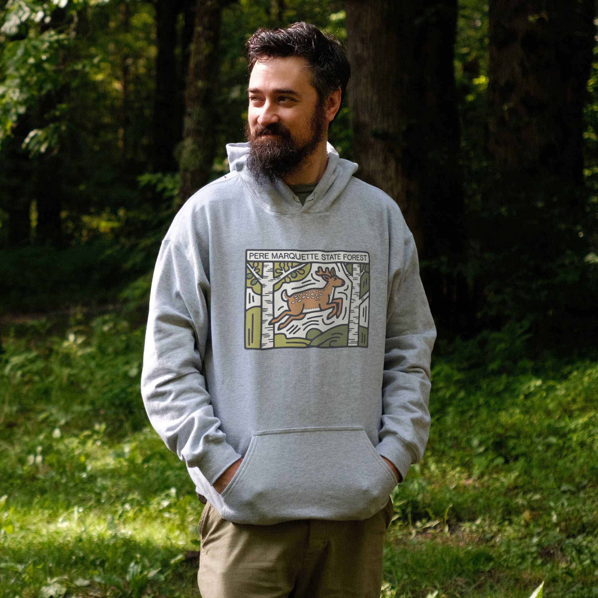 Pere Marquette State Forest Hoodie Adventure and Outdoors Themed Hoodie