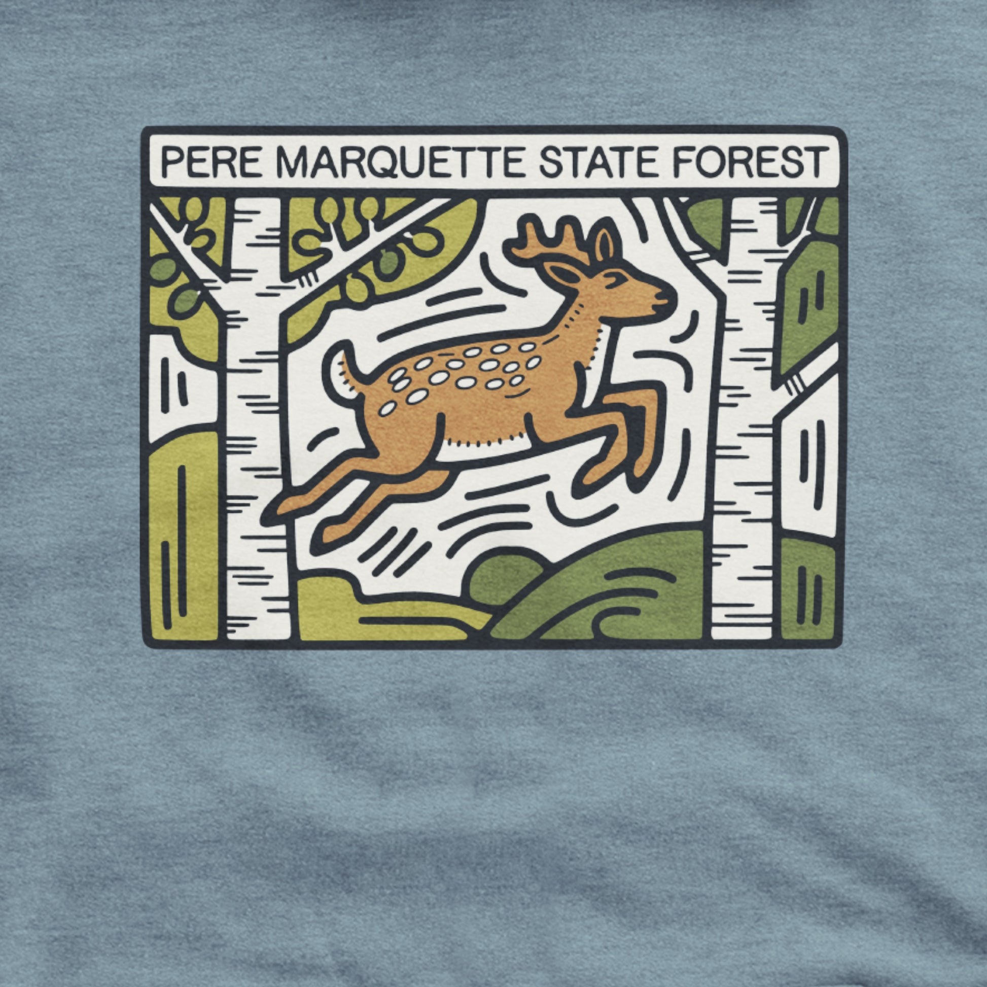 Pere Marquette State Forest Hoodie Adventure and Outdoors Themed Hoodie