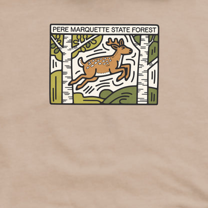 Pere Marquette State Forest Crewneck Sweatshirt Adventure and Outdoors Themed Sweatshirt