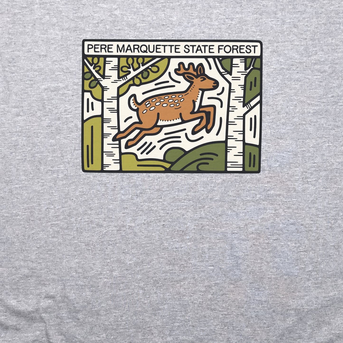 Pere Marquette State Forest Crewneck Sweatshirt Adventure and Outdoors Themed Sweatshirt