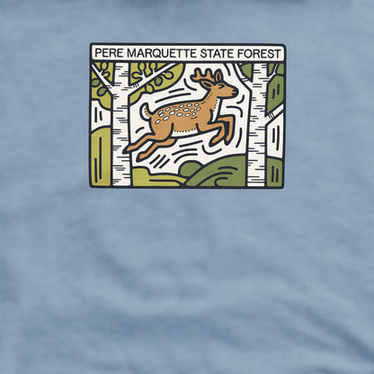 Pere Marquette State Forest Crewneck Sweatshirt Adventure and Outdoors Themed Sweatshirt