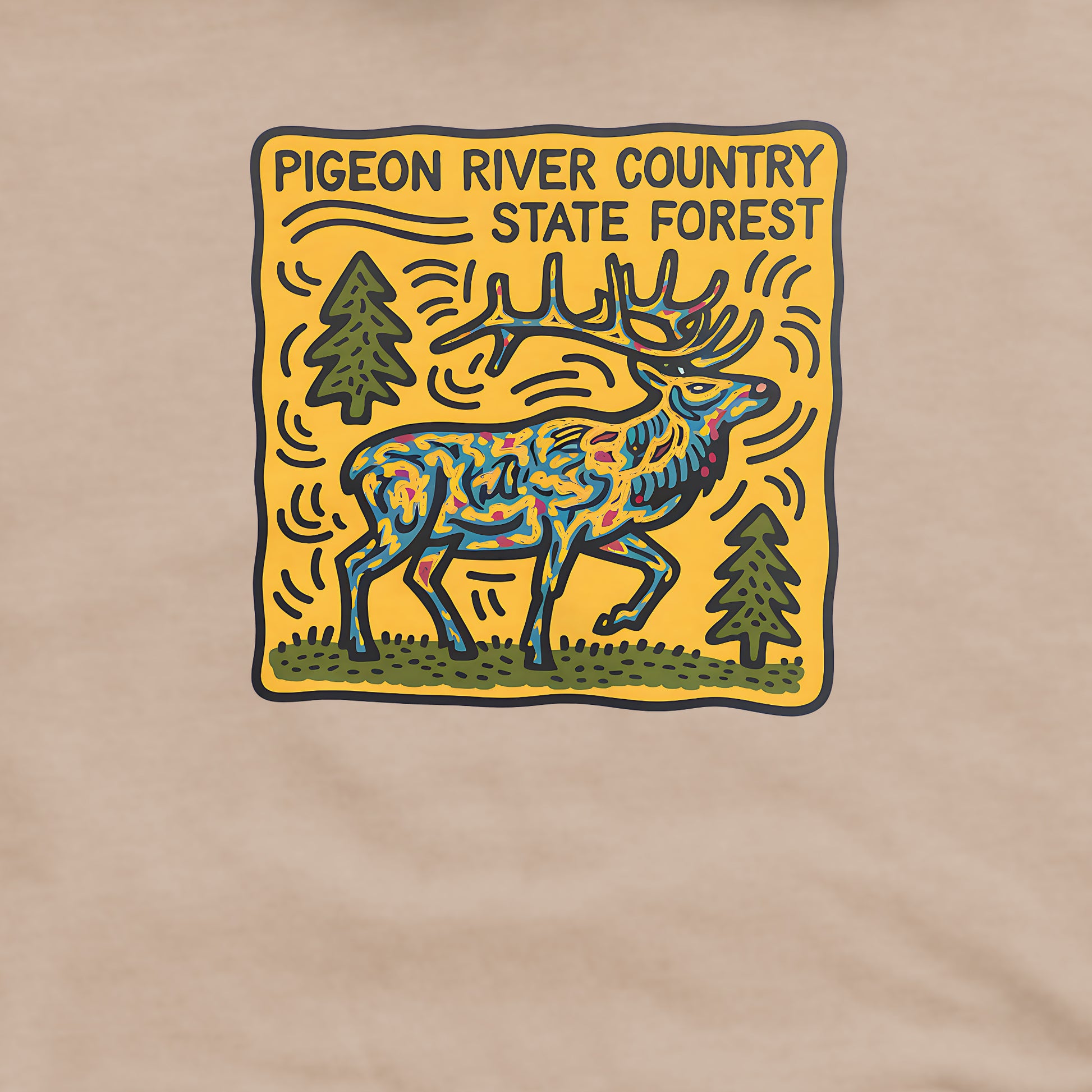 Pigeon River Country State Forest Crewneck Sweatshirt Adventure and Outdoors Themed Sweatshirt