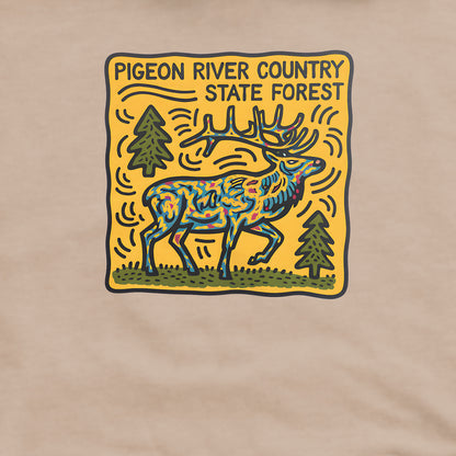 Pigeon River Country State Forest Crewneck Sweatshirt Adventure and Outdoors Themed Sweatshirt