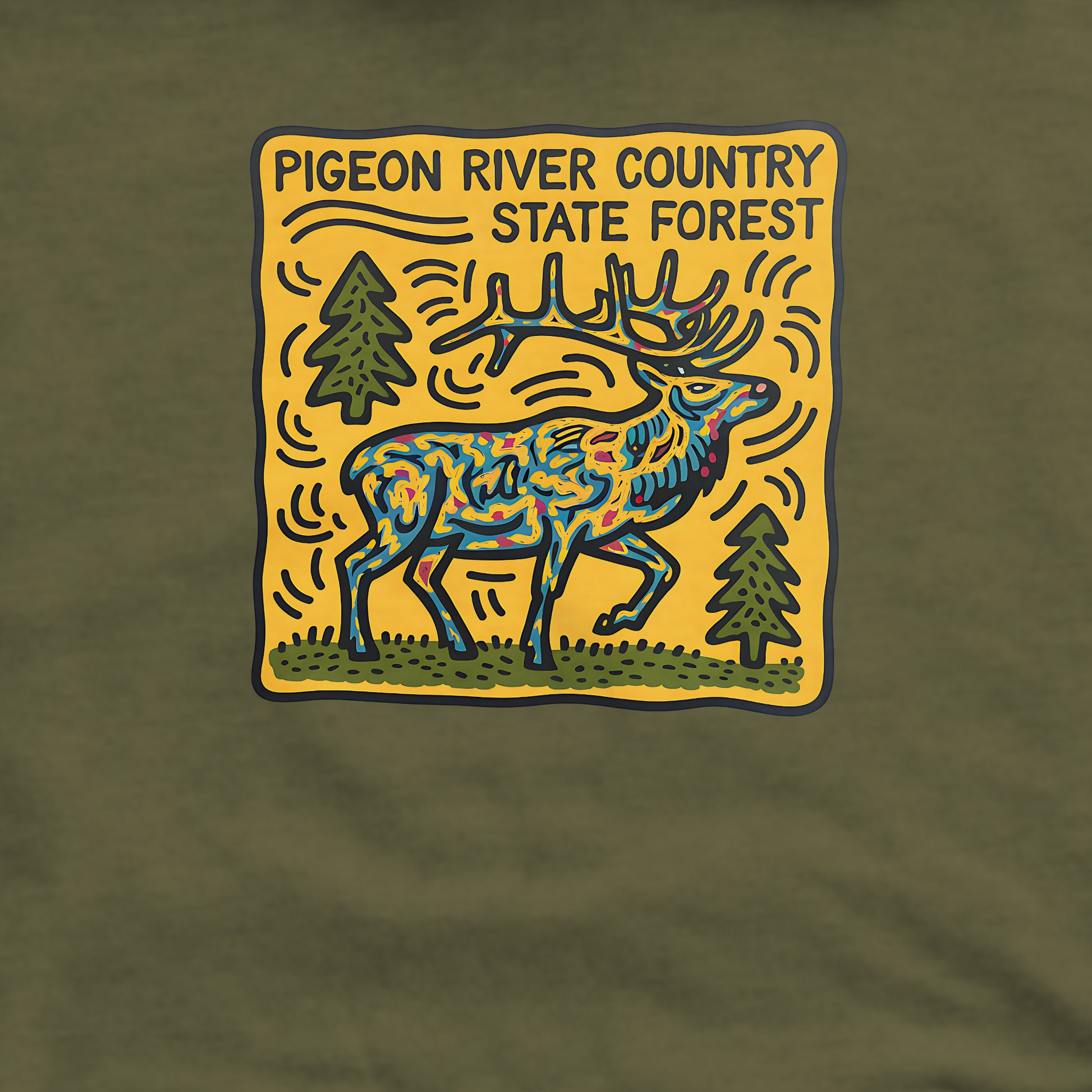 Pigeon River Country State Forest Crewneck Sweatshirt Adventure and Outdoors Themed Sweatshirt