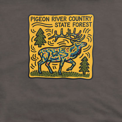 Pigeon River Country State Forest Crewneck Sweatshirt Adventure and Outdoors Themed Sweatshirt