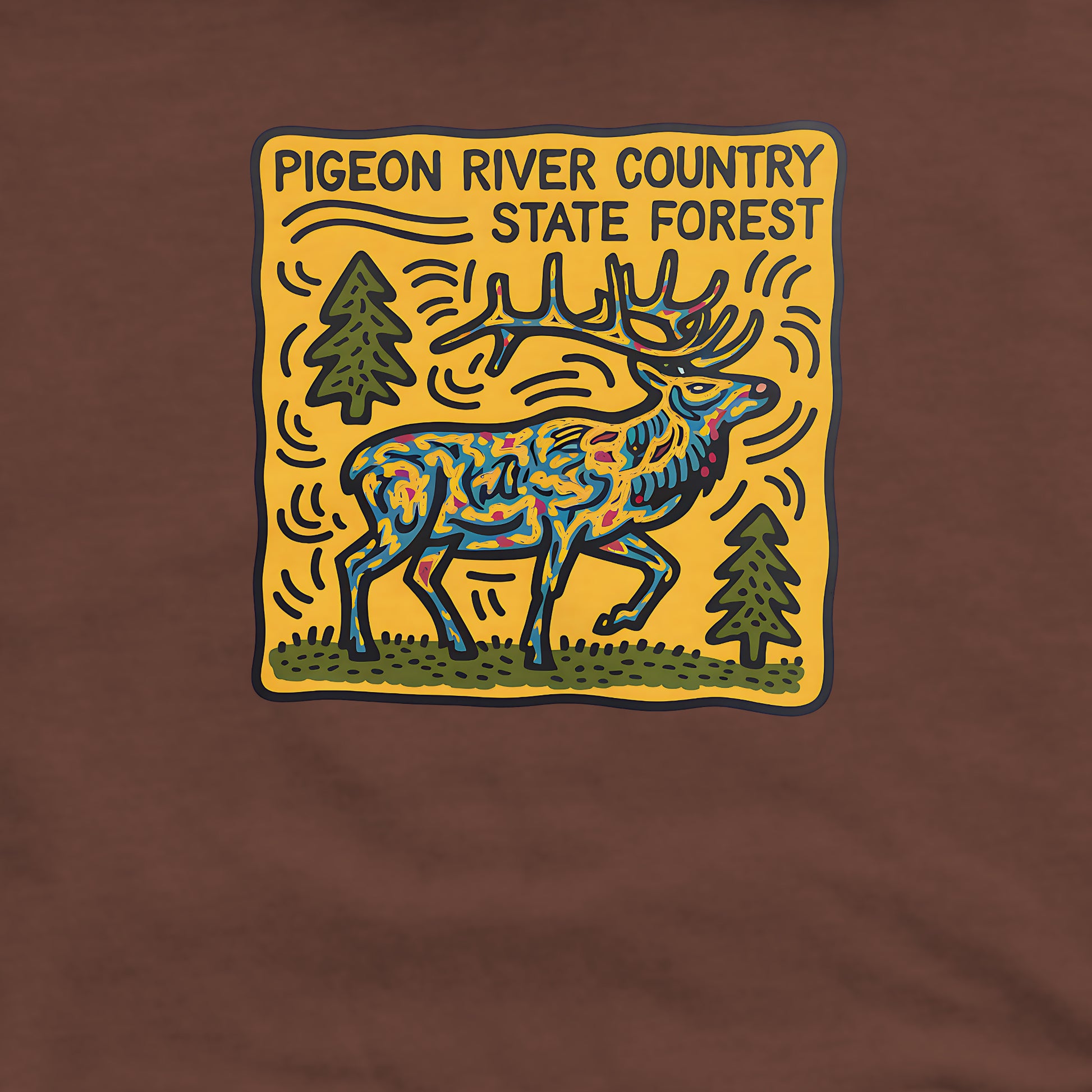 Pigeon River Country State Forest Crewneck Sweatshirt Adventure and Outdoors Themed Sweatshirt