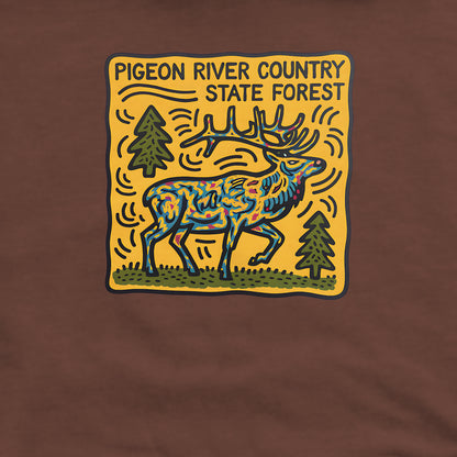 Pigeon River Country State Forest Crewneck Sweatshirt Adventure and Outdoors Themed Sweatshirt