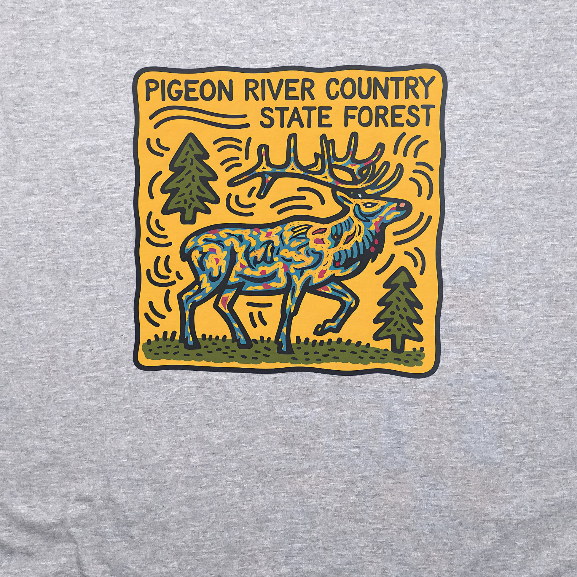 Pigeon River Country State Forest Crewneck Sweatshirt Adventure and Outdoors Themed Sweatshirt