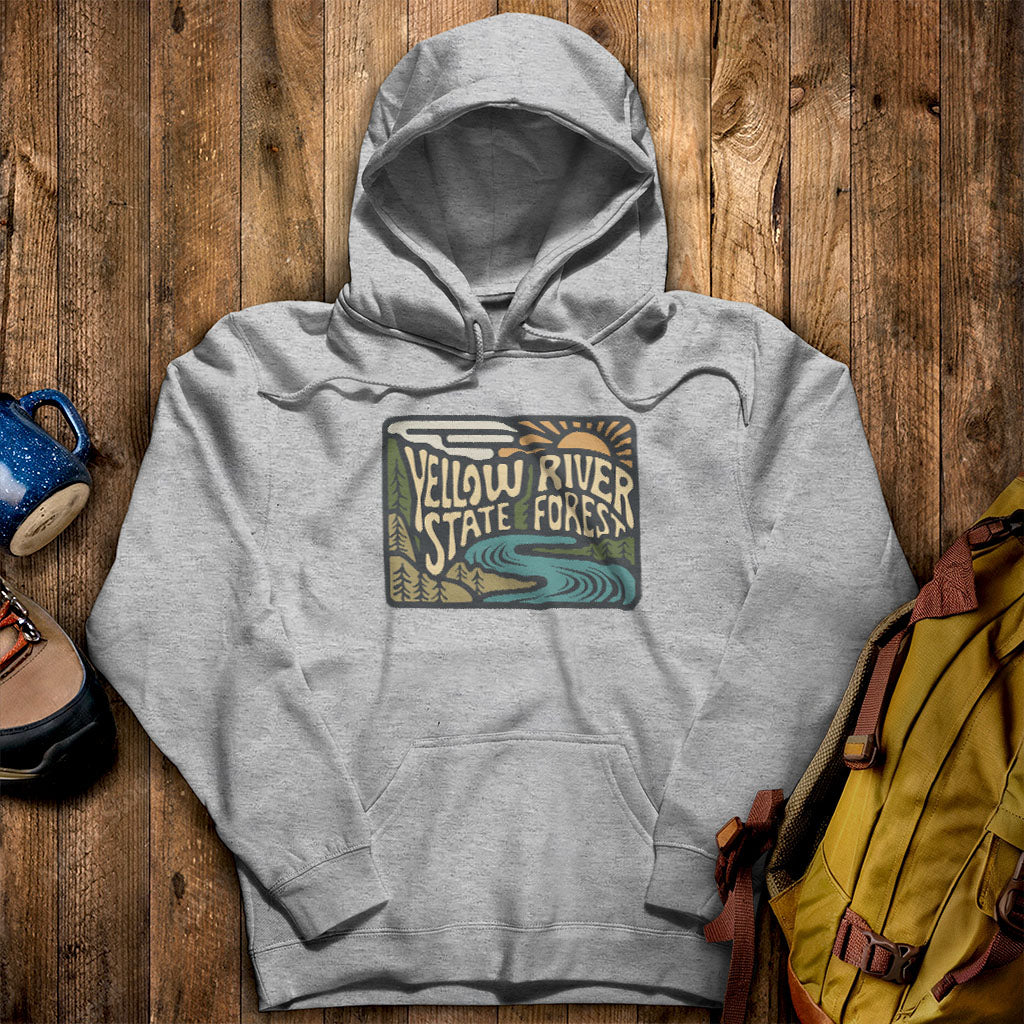 Yellow River State Forest Hoodie Sport Grey Adventure and Outdoors Themed Hoodie