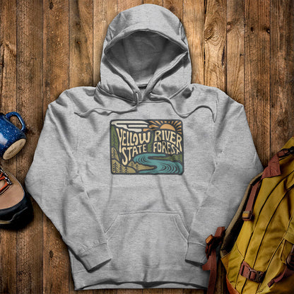 Yellow River State Forest Hoodie Sport Grey Adventure and Outdoors Themed Hoodie