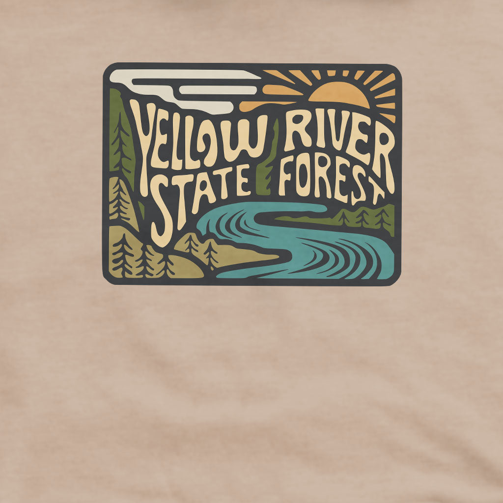 Yellow River State Forest Crewneck Sweatshirt Adventure and Outdoors Themed Sweatshirt