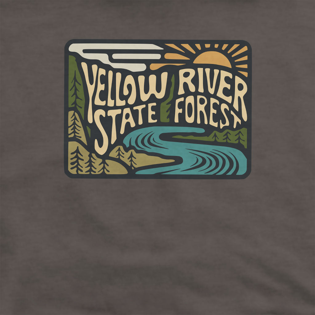 Yellow River State Forest Crewneck Sweatshirt Adventure and Outdoors Themed Sweatshirt