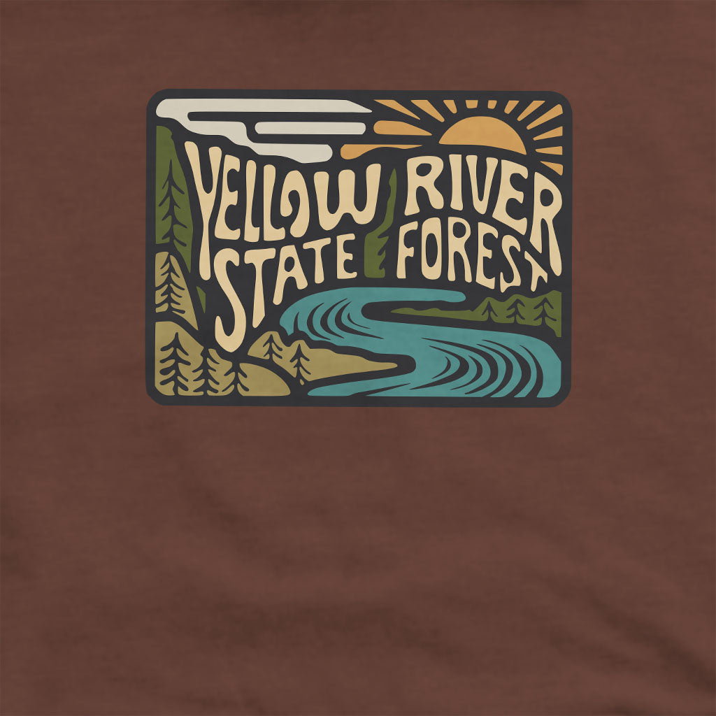 Yellow River State Forest Crewneck Sweatshirt Adventure and Outdoors Themed Sweatshirt