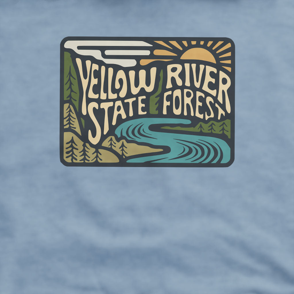 Yellow River State Forest Crewneck Sweatshirt Adventure and Outdoors Themed Sweatshirt
