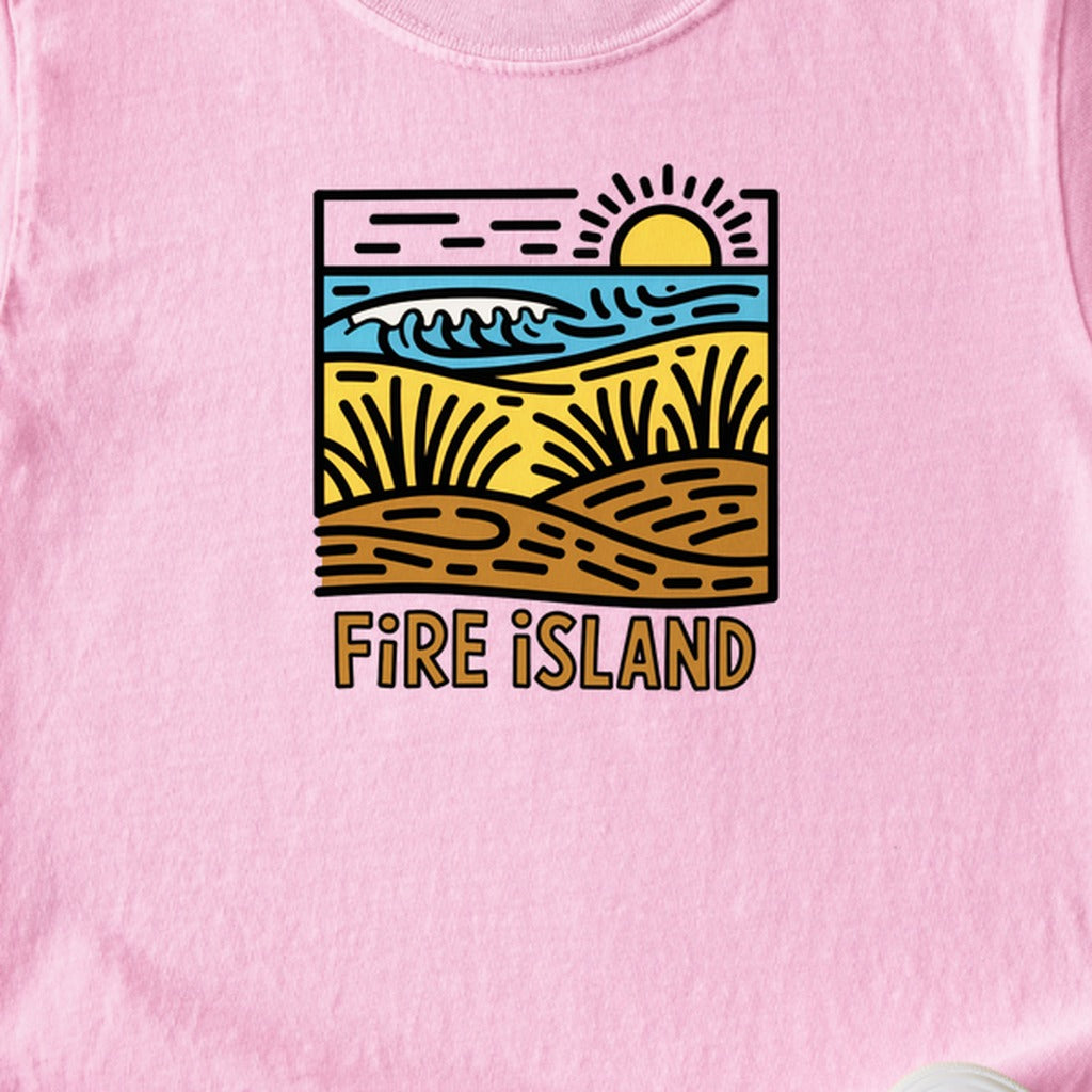 Fire Island National Seashore Kids Cotton T-Shirt