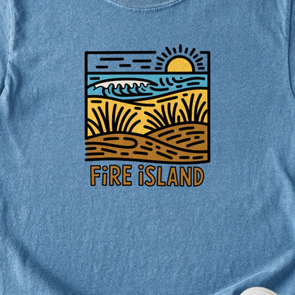 Fire Island National Seashore Kids Cotton T-Shirt