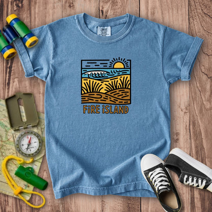 Fire Island National Seashore Kids Cotton T-Shirt