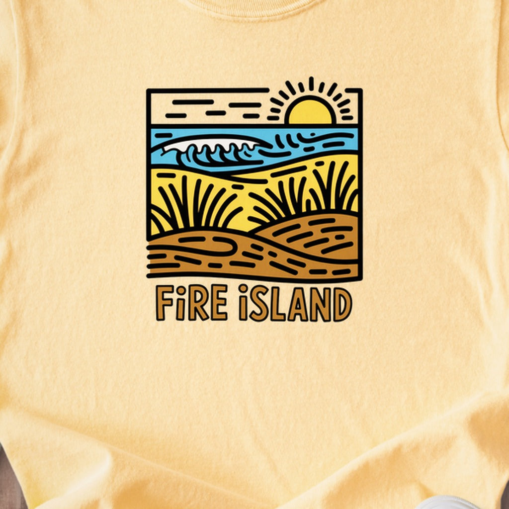 Fire Island National Seashore Kids Cotton T-Shirt