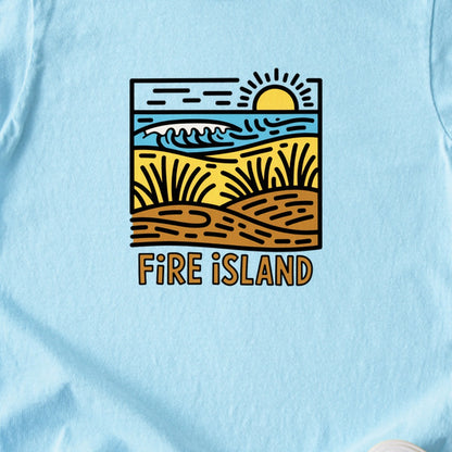 Fire Island National Seashore Kids Cotton T-Shirt