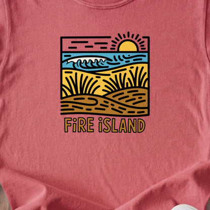 Fire Island National Seashore Kids Cotton T-Shirt