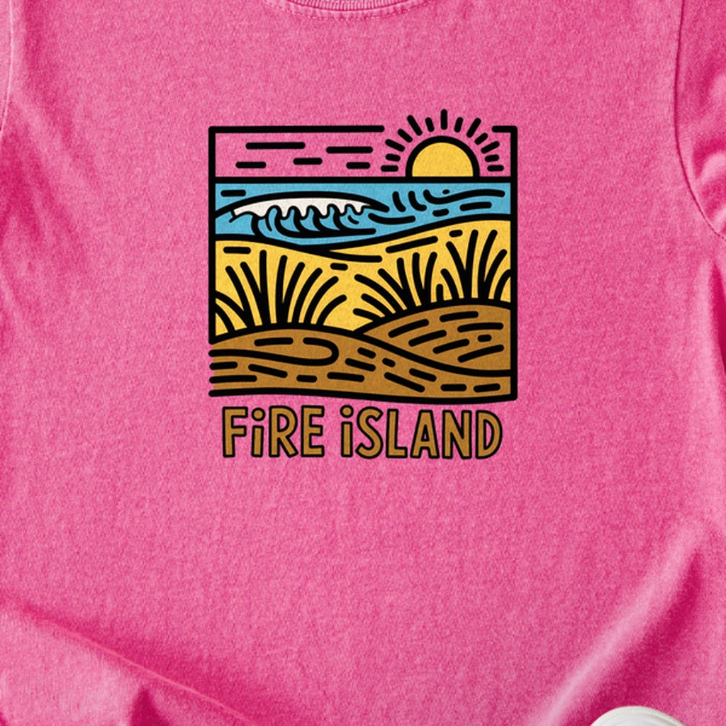 Fire Island National Seashore Kids Cotton T-Shirt