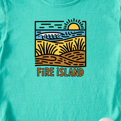 Fire Island National Seashore Kids Cotton T-Shirt