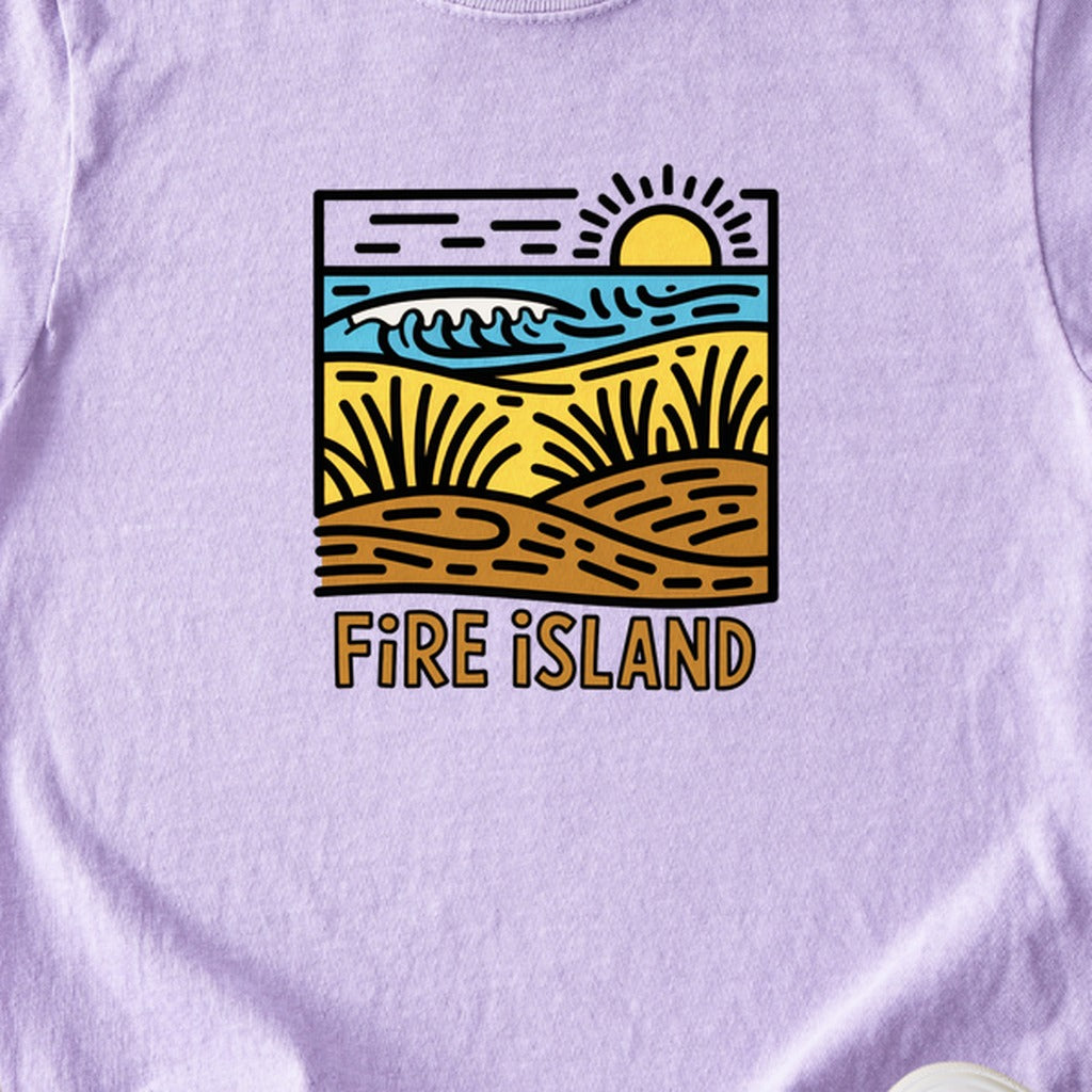 Fire Island National Seashore Kids Cotton T-Shirt