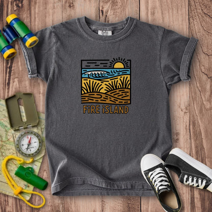 Fire Island National Seashore Kids Cotton T-Shirt