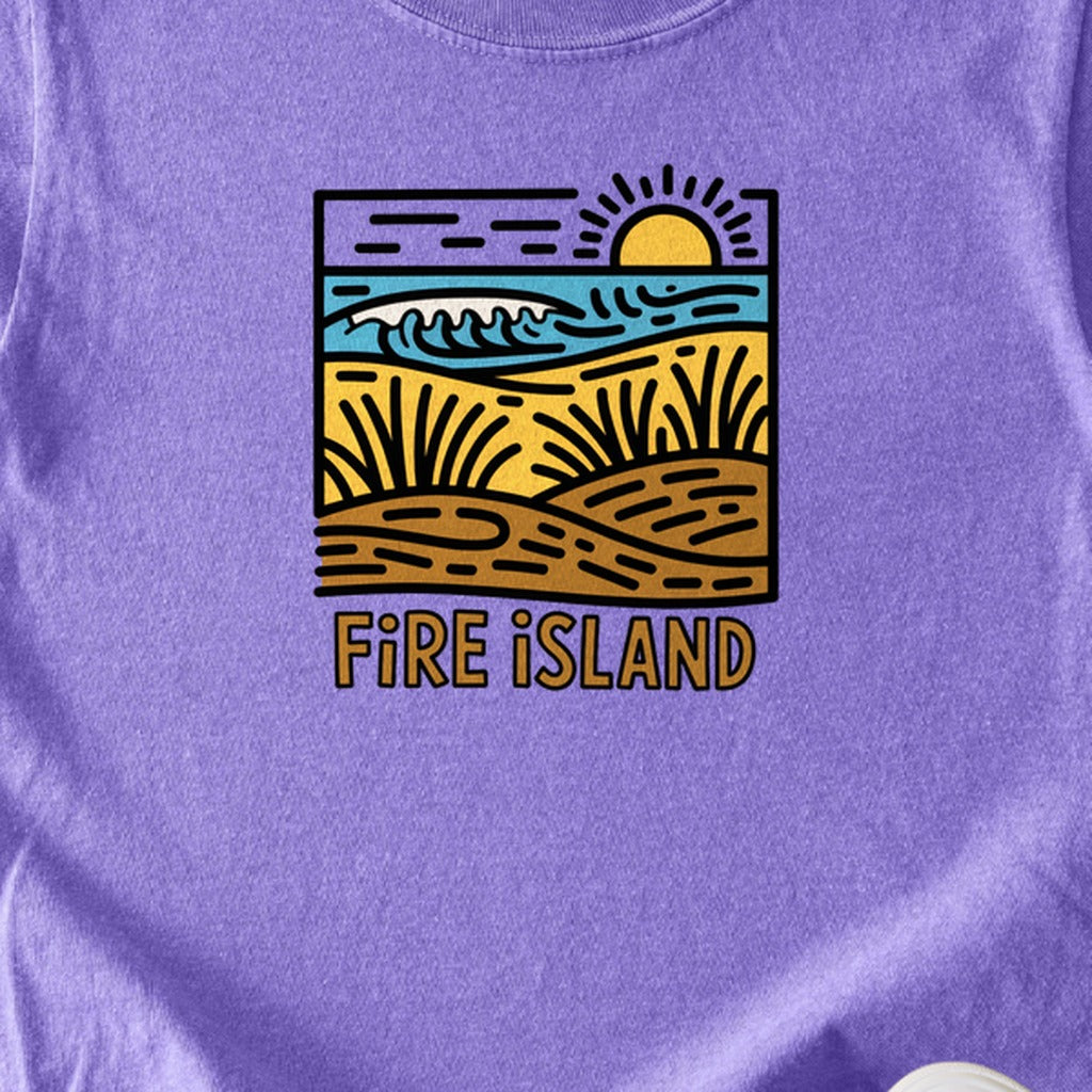 Fire Island National Seashore Kids Cotton T-Shirt