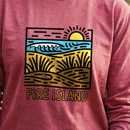 Fire Island National Seashore Cotton Long Sleeve