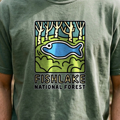 Fishlake National Forest Cotton T-Shirt